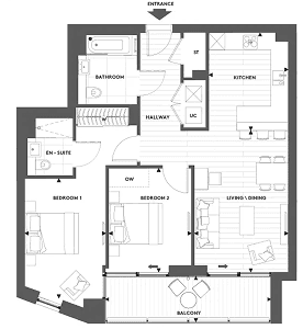 2 Bedroom
